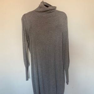 Wool turtleneck sweater dress - Size Medium